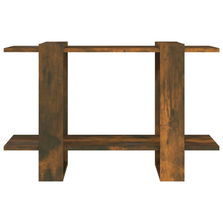 Boekenkast/kamerscherm 80x30x51 cm gerookt eikenkleurig MeubelReus