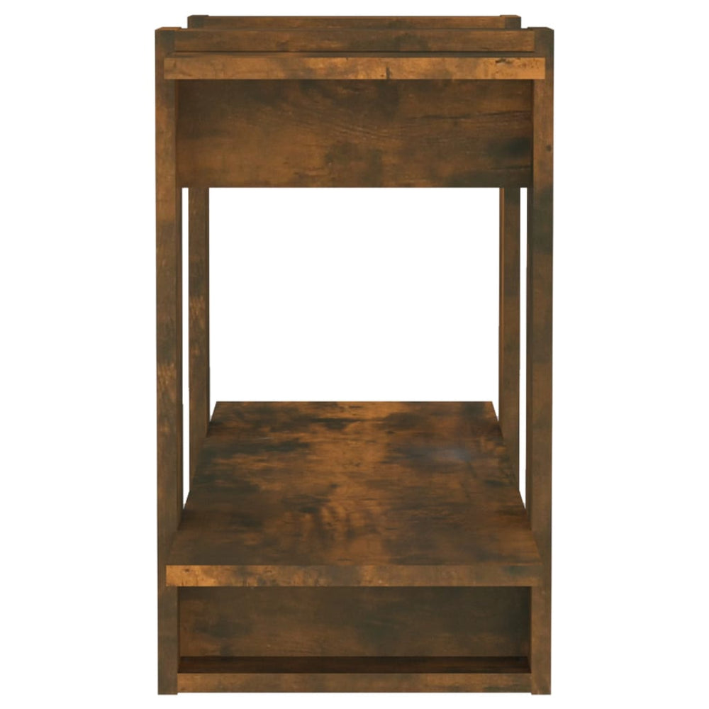 Boekenkast/kamerscherm 80x30x51 cm gerookt eikenkleurig MeubelReus
