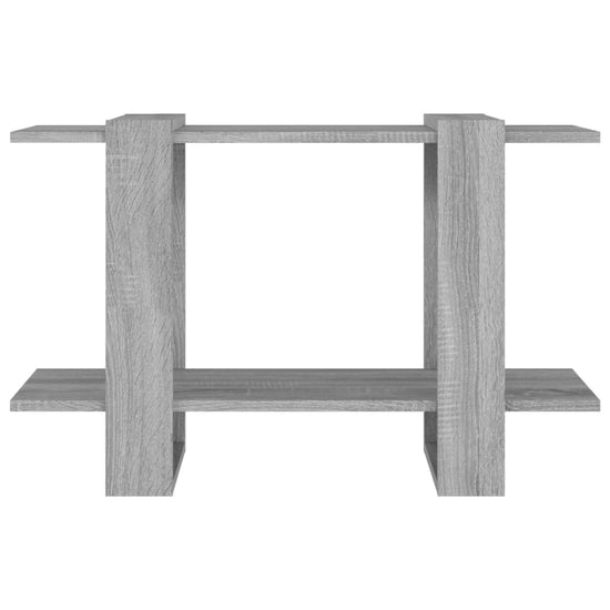 Boekenkast/kamerscherm 80x30x51 cm grijs sonoma eikenkleurig MeubelReus