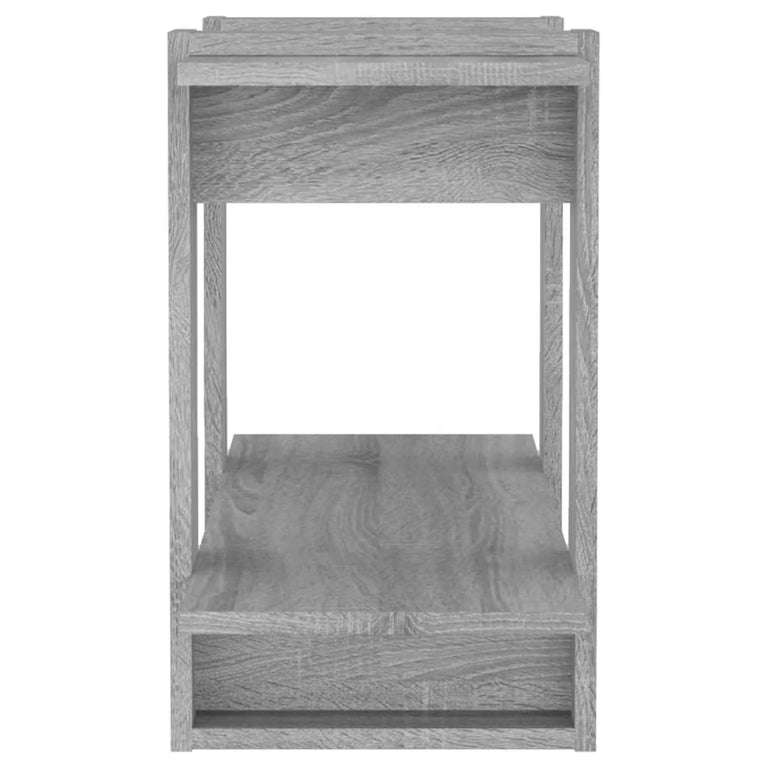 Boekenkast/kamerscherm 80x30x51 cm grijs sonoma eikenkleurig MeubelReus