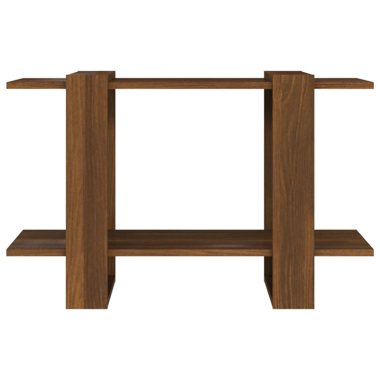 Boekenkast/kamerscherm 80x30x51 cm bruineikenkleurig MeubelReus