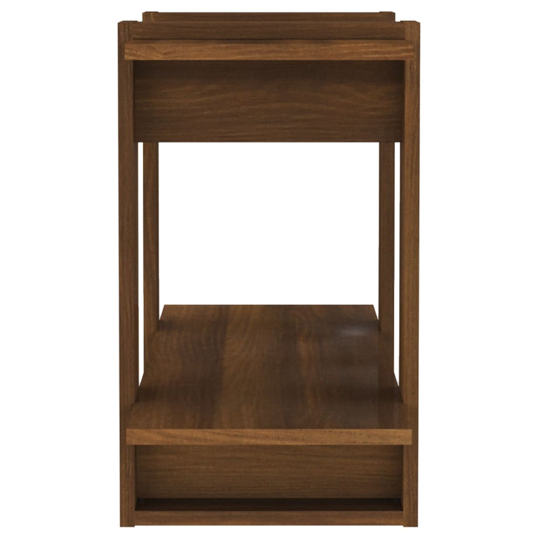 Boekenkast/kamerscherm 80x30x51 cm bruineikenkleurig MeubelReus