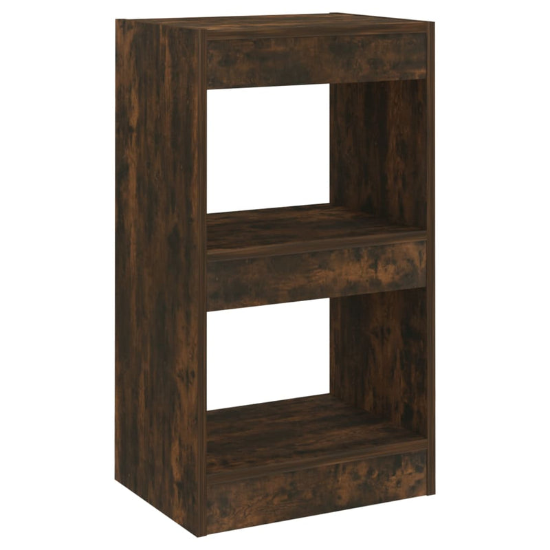 Boekenkast/kamerscherm 40x30x72 cm gerookt eikenkleurig