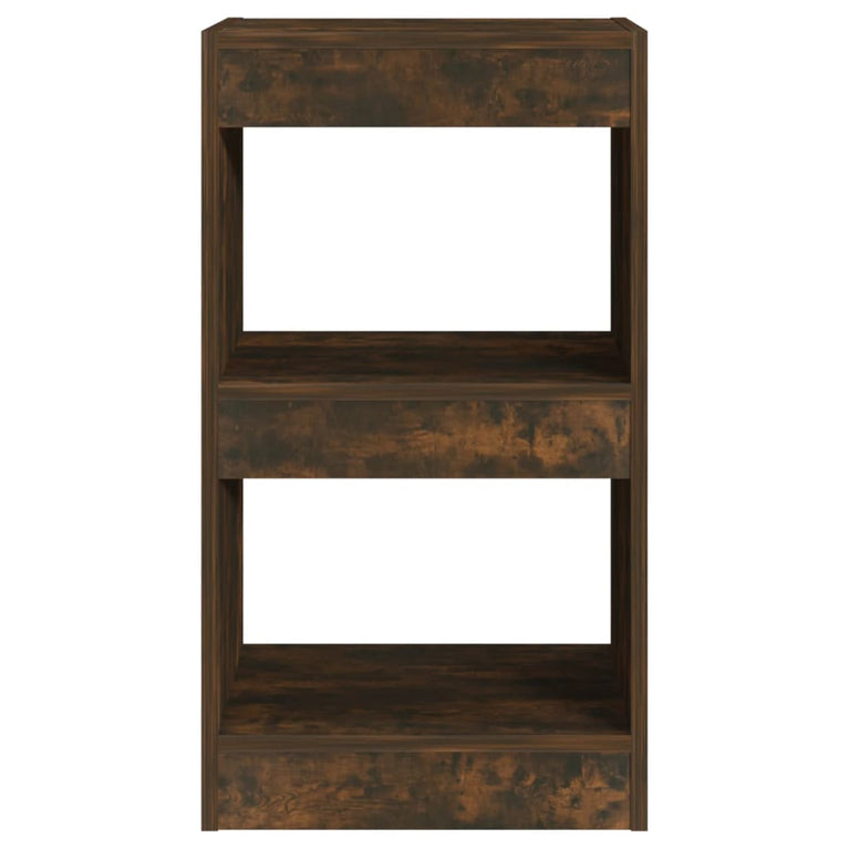 Boekenkast/kamerscherm 40x30x72 cm gerookt eikenkleurig