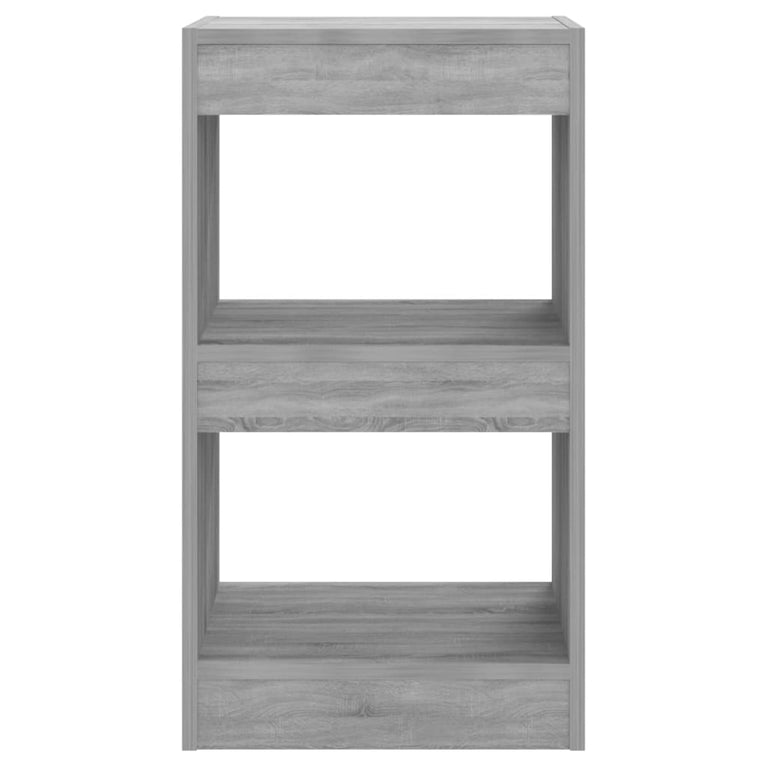 Boekenkast/kamerscherm 40x30x72 cm grijs sonoma eikenkleurig MeubelReus