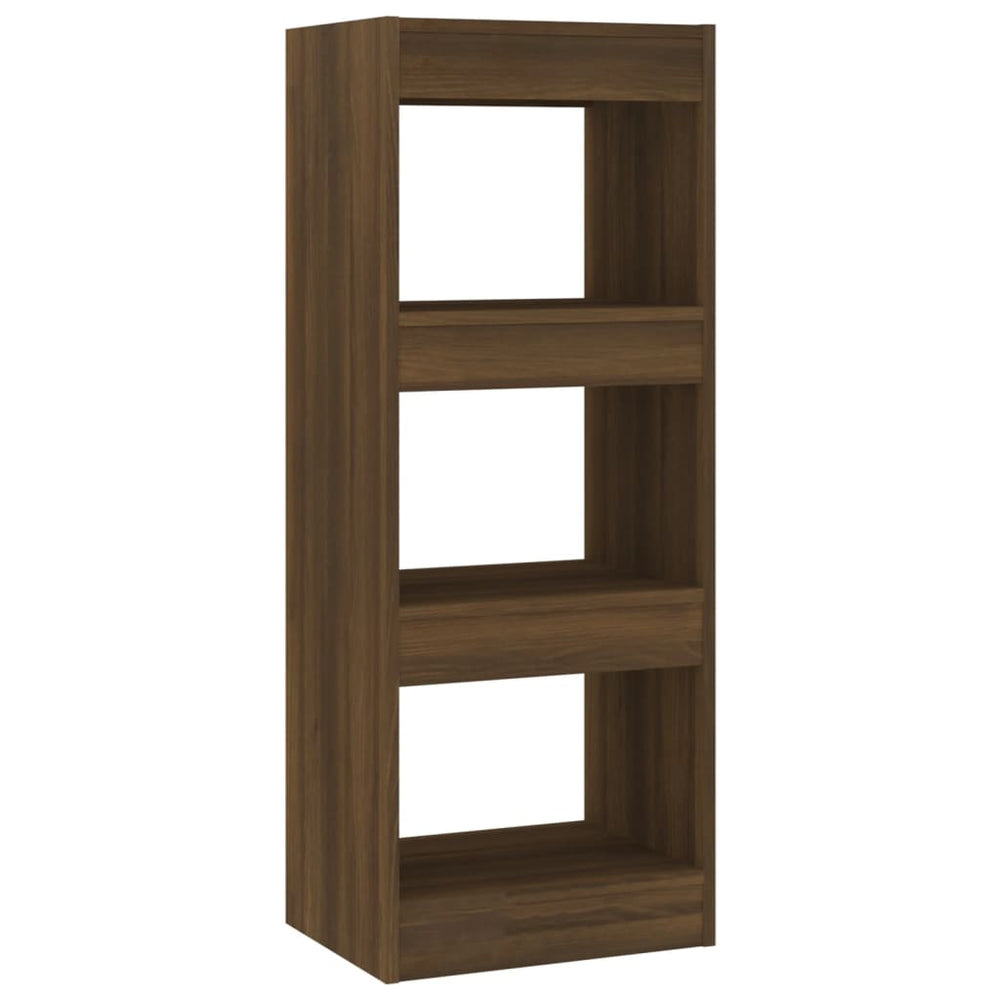 Boekenkast/kamerscherm 40x30x103 cm spaanplaat bruineikenkleur MeubelReus