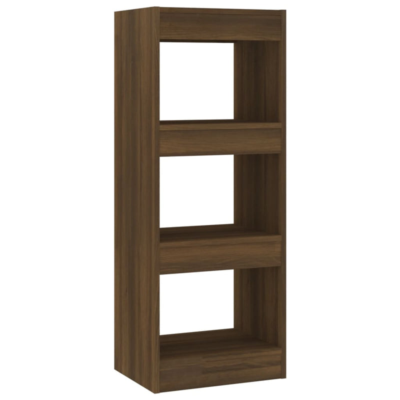 Boekenkast/kamerscherm 40x30x103 cm spaanplaat bruineikenkleur MeubelReus