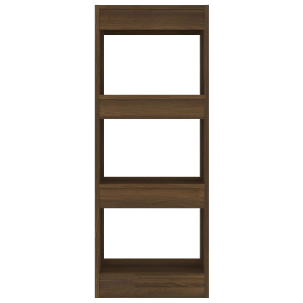 Boekenkast/kamerscherm 40x30x103 cm spaanplaat bruineikenkleur MeubelReus
