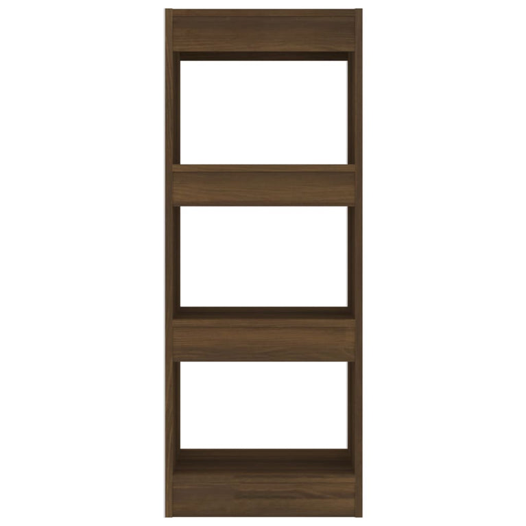 Boekenkast/kamerscherm 40x30x103 cm spaanplaat bruineikenkleur MeubelReus