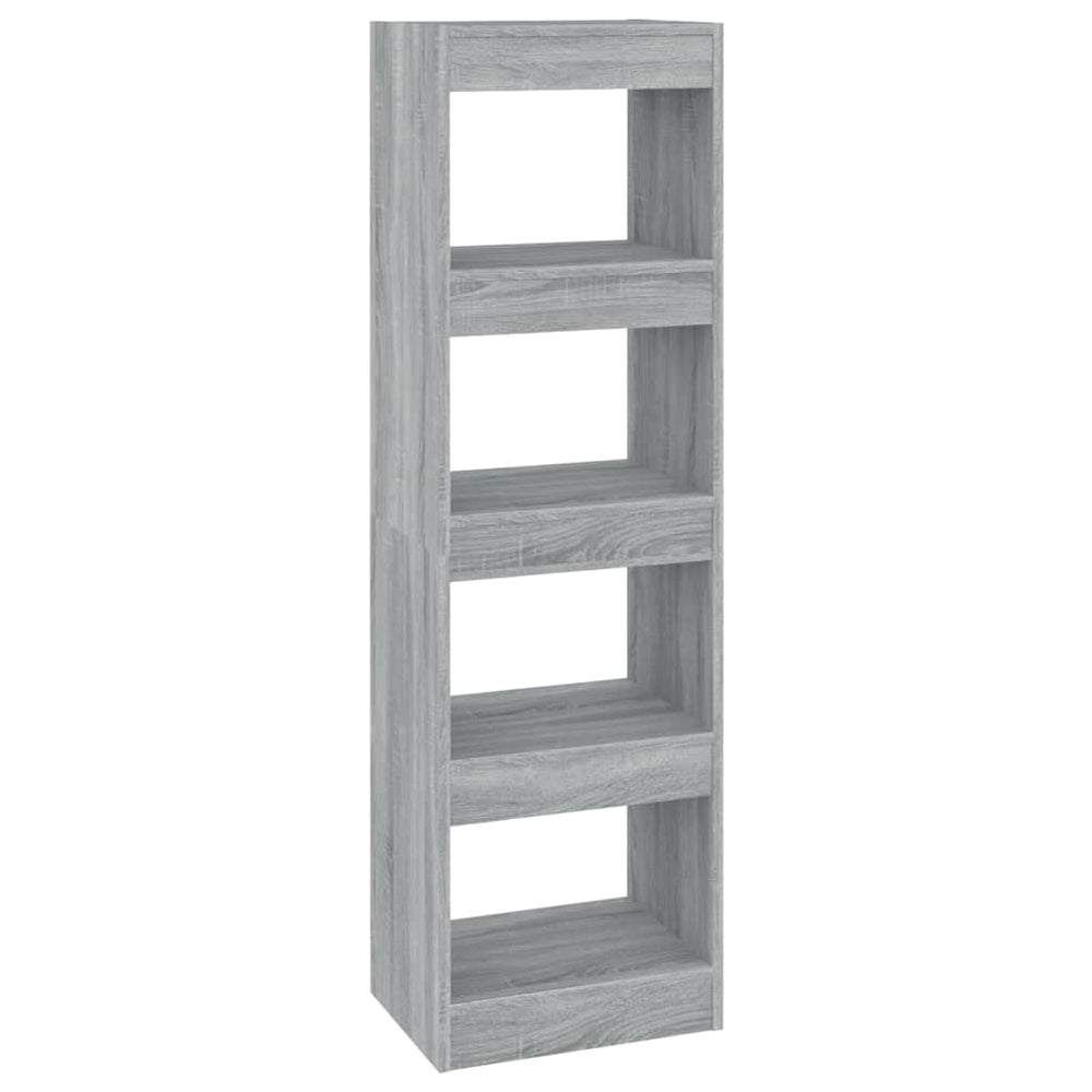 Boekenkast/kamerscherm 40x30x135 cm grijs sonoma eikenkleurig MeubelReus