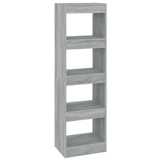 Boekenkast/kamerscherm 40x30x135 cm grijs sonoma eikenkleurig MeubelReus