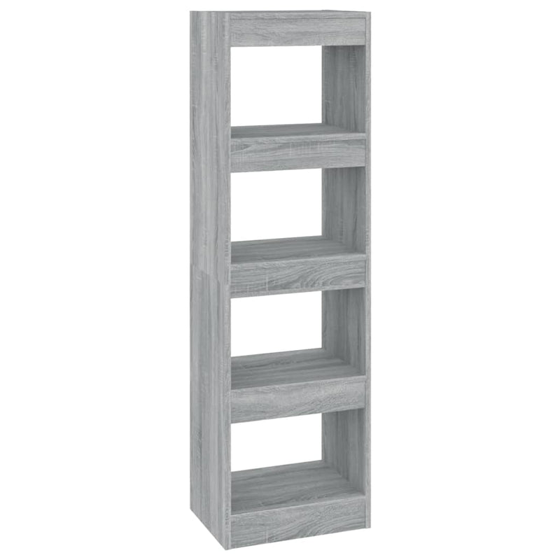 Boekenkast/kamerscherm 40x30x135 cm grijs sonoma eikenkleurig MeubelReus