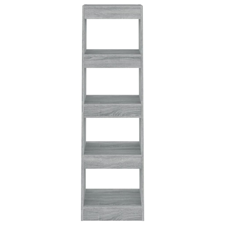 Boekenkast/kamerscherm 40x30x135 cm grijs sonoma eikenkleurig MeubelReus
