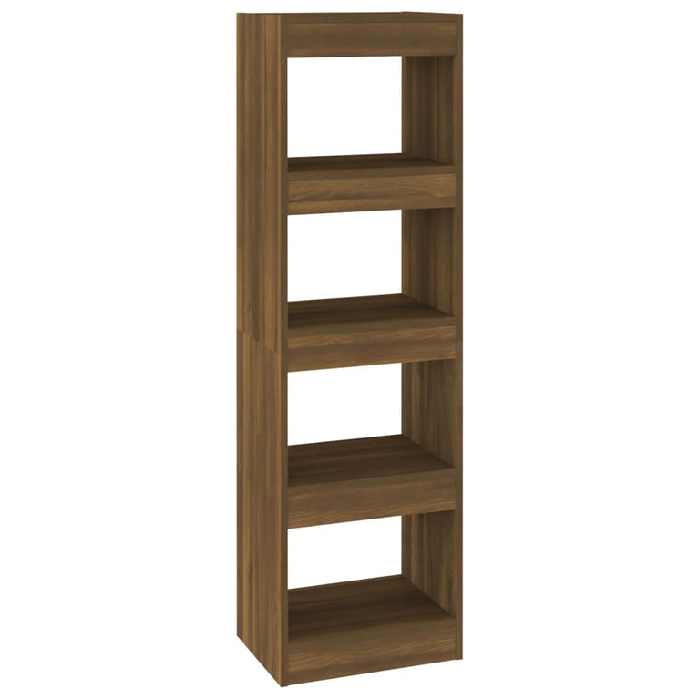 Boekenkast/kamerscherm 40x30x135 cm bruineikenkleurig MeubelReus