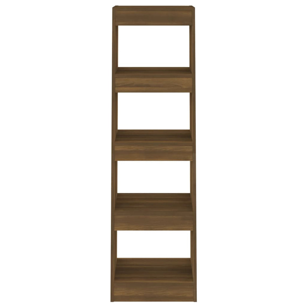 Boekenkast/kamerscherm 40x30x135 cm bruineikenkleurig MeubelReus