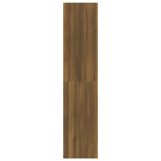 Boekenkast/kamerscherm 40x30x135 cm bruineikenkleurig MeubelReus