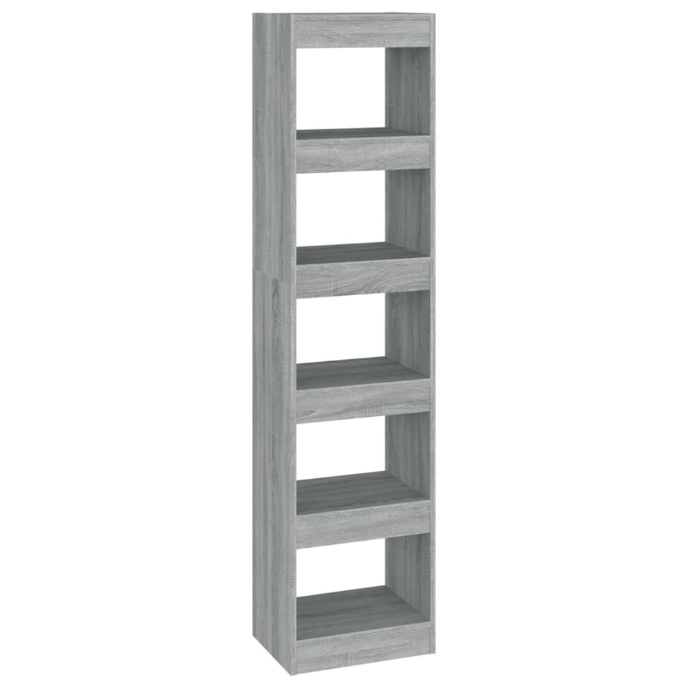 Boekenkast/kamerscherm 40x30x166 cm grijs sonoma eikenkleurig MeubelReus