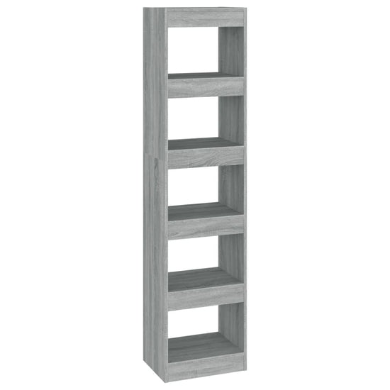 Boekenkast/kamerscherm 40x30x166 cm grijs sonoma eikenkleurig MeubelReus