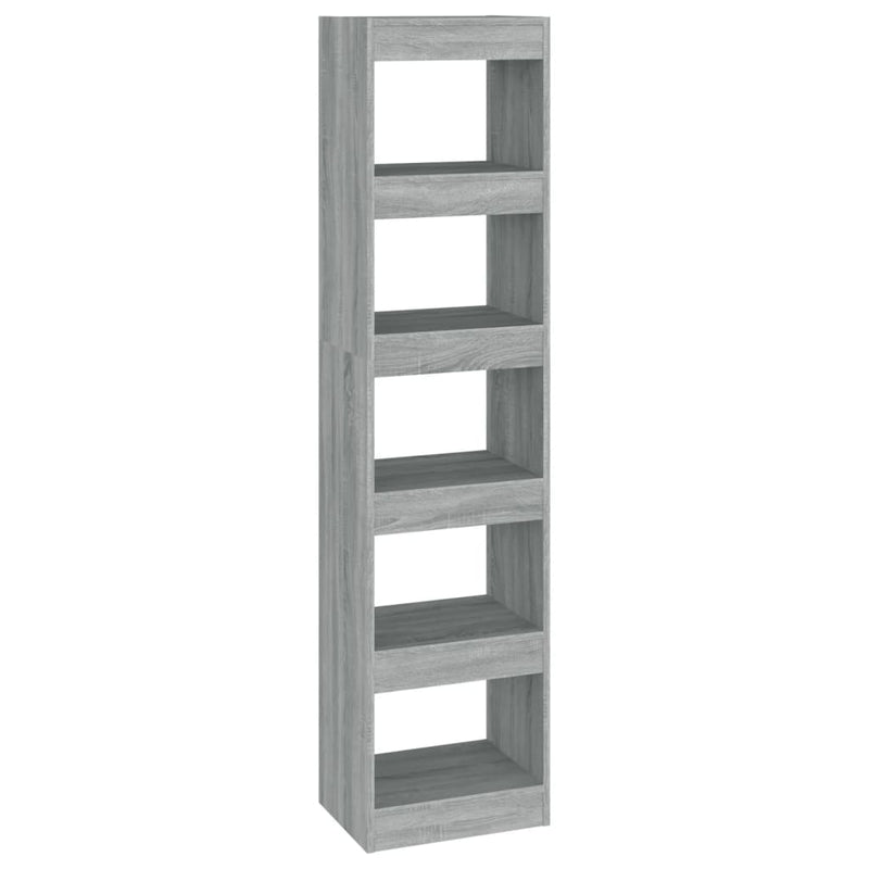 Boekenkast/kamerscherm 40x30x166 cm grijs sonoma eikenkleurig MeubelReus