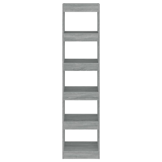 Boekenkast/kamerscherm 40x30x166 cm grijs sonoma eikenkleurig MeubelReus