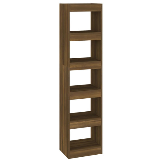 Boekenkast/kamerscherm 40x30x166 cm bruineikenkleurig MeubelReus