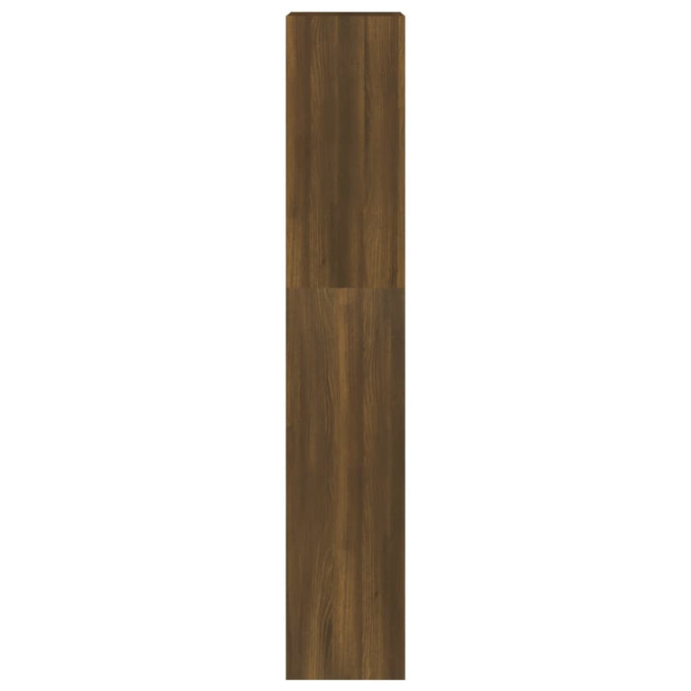 Boekenkast/kamerscherm 40x30x166 cm bruineikenkleurig MeubelReus