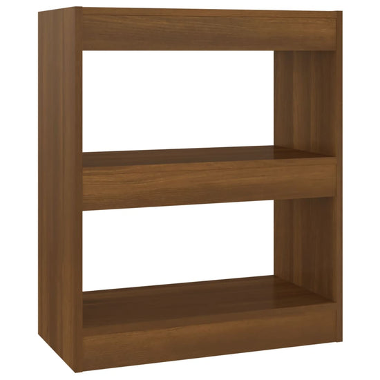 Boekenkast/kamerscherm 60x30x72 cm bruineikenkleurig MeubelReus