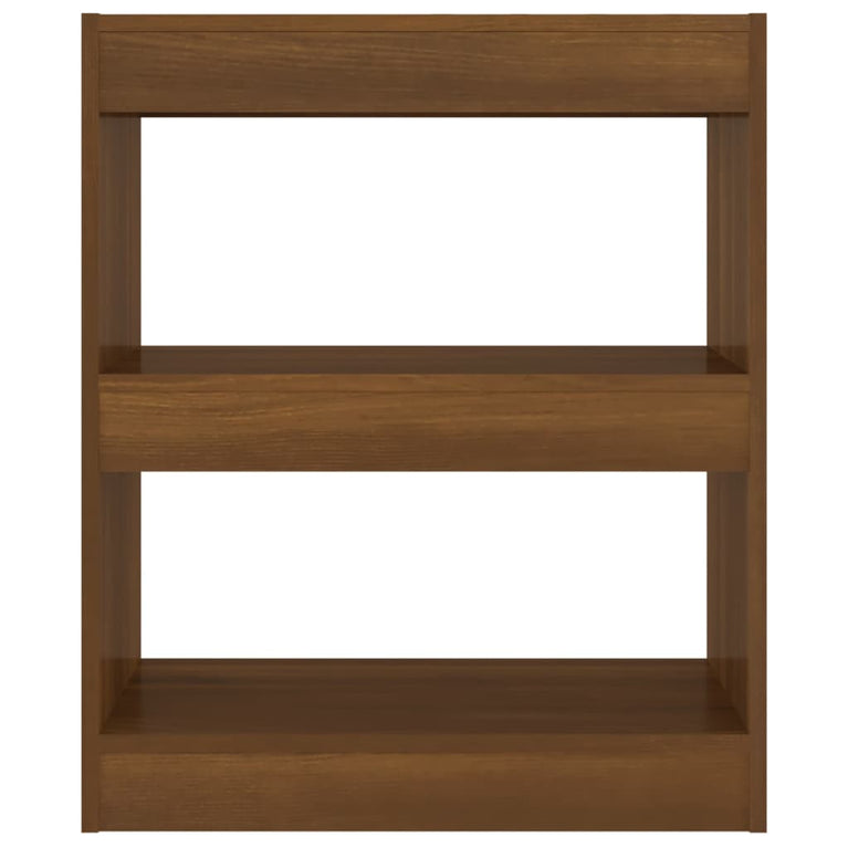 Boekenkast/kamerscherm 60x30x72 cm bruineikenkleurig MeubelReus