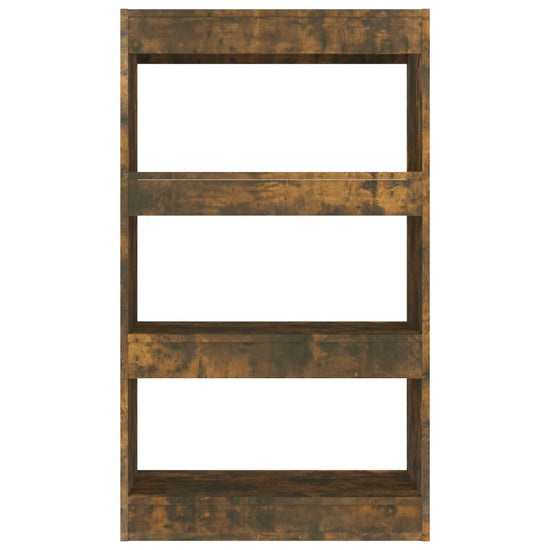 Boekenkast/kamerscherm 60x30x103 cm spaanplaat gerookt eiken MeubelReus