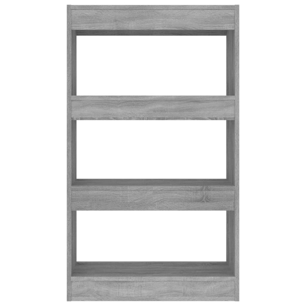 Boekenkast/kamerscherm 60x30x103 cm spaanplaat grijs sonoma MeubelReus