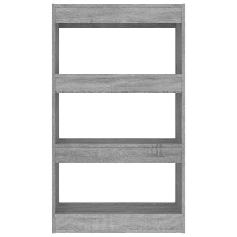Boekenkast/kamerscherm 60x30x103 cm spaanplaat grijs sonoma MeubelReus