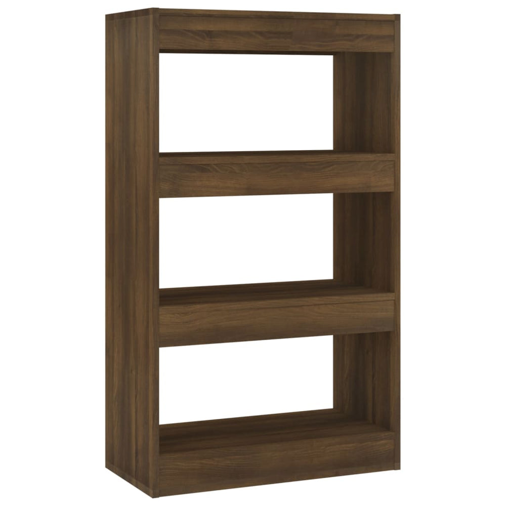 Boekenkast/kamerscherm 60x30x103 cm bruineikenkleurig MeubelReus