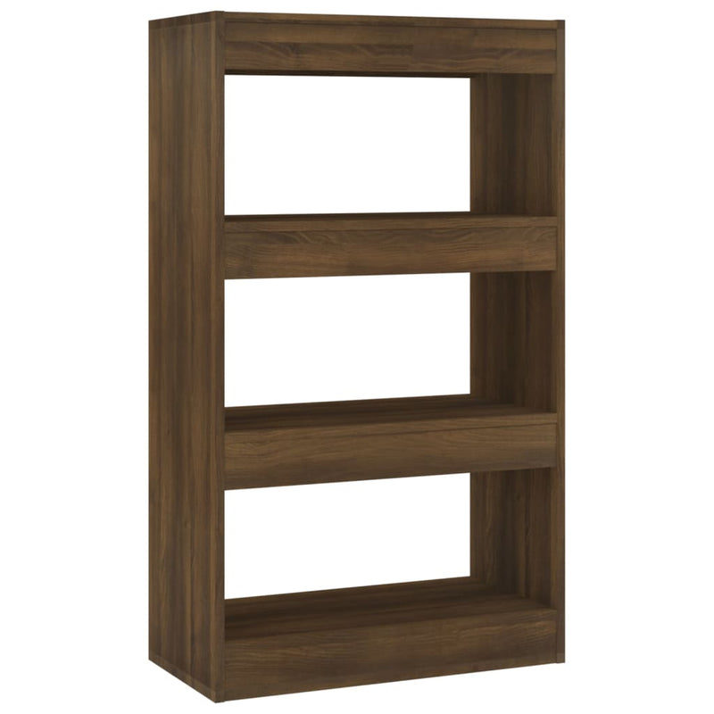 Boekenkast/kamerscherm 60x30x103 cm bruineikenkleurig MeubelReus
