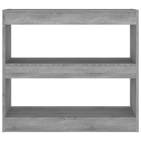 Boekenkast/kamerscherm 80x30x72 cm grijs sonoma eikenkleurig MeubelReus