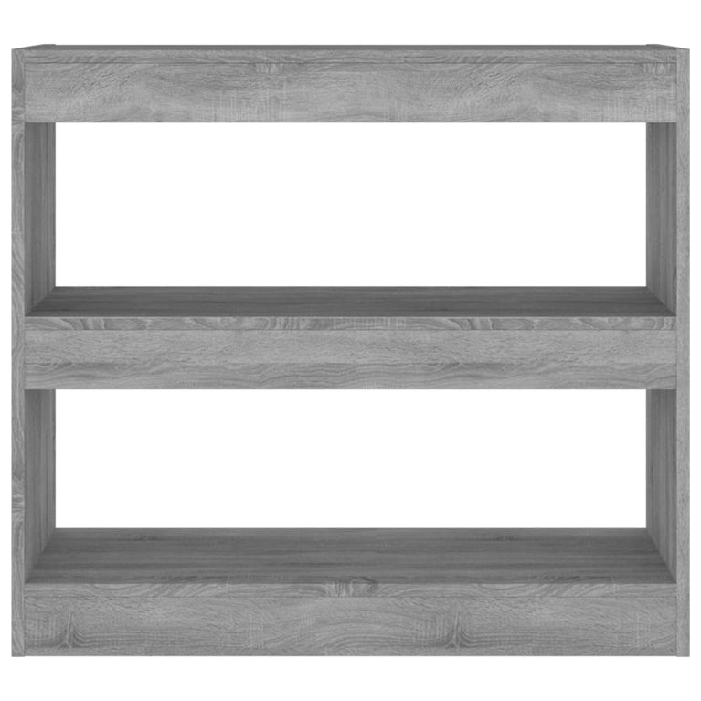 Boekenkast/kamerscherm 80x30x72 cm grijs sonoma eikenkleurig MeubelReus