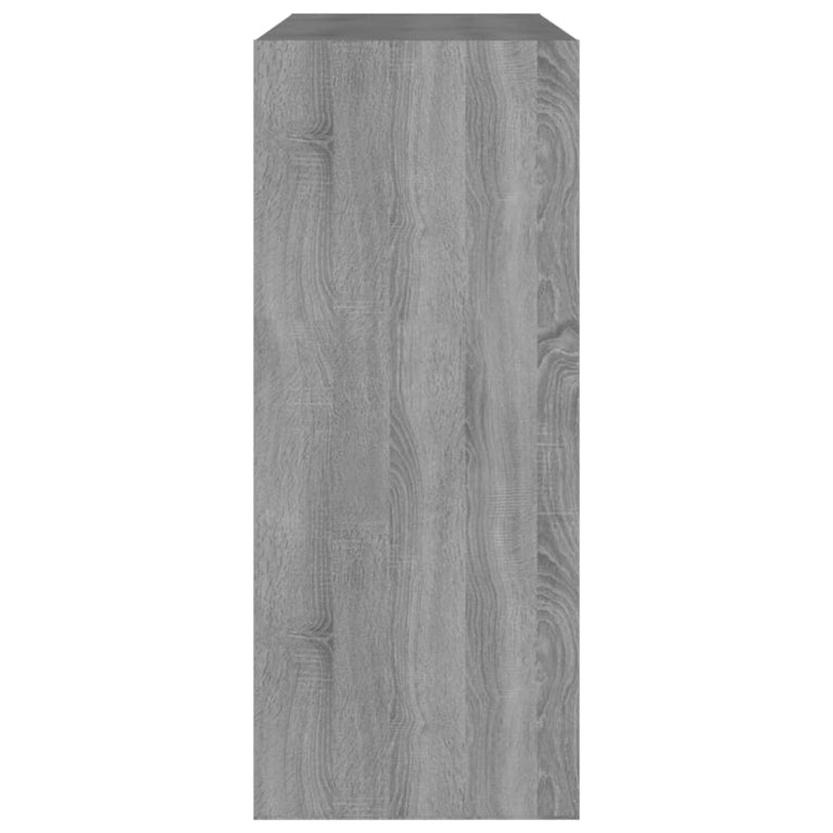 Boekenkast/kamerscherm 80x30x72 cm grijs sonoma eikenkleurig MeubelReus