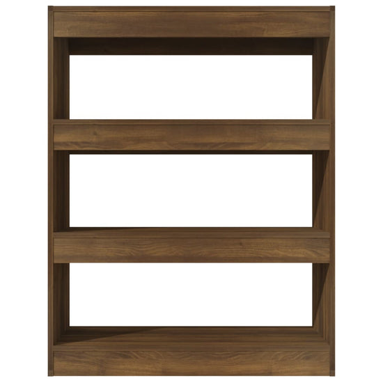 Boekenkast/kamerscherm 80x30x103 cm bewerkt hout bruineiken MeubelReus