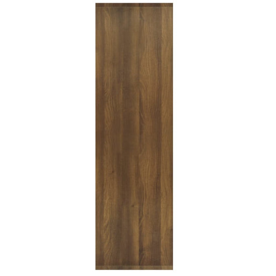 Boekenkast/kamerscherm 80x30x103 cm bewerkt hout bruineiken MeubelReus