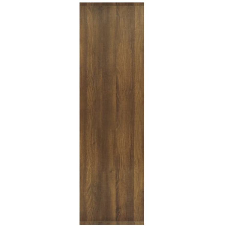 Boekenkast/kamerscherm 80x30x103 cm bewerkt hout bruineiken MeubelReus