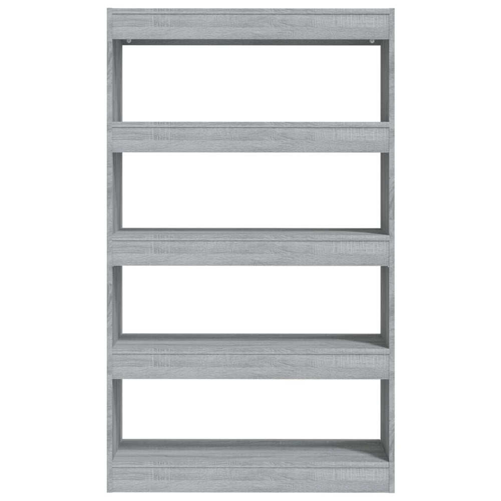 Boekenkast/kamerscherm 80x30x135 cm spaanplaat grijs sonoma MeubelReus