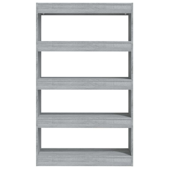 Boekenkast/kamerscherm 80x30x135 cm spaanplaat grijs sonoma MeubelReus