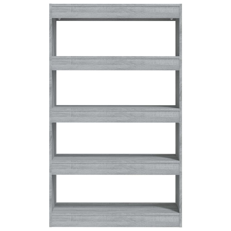 Boekenkast/kamerscherm 80x30x135 cm spaanplaat grijs sonoma MeubelReus