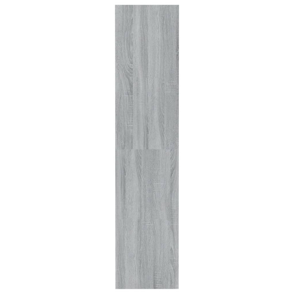 Boekenkast/kamerscherm 80x30x135 cm spaanplaat grijs sonoma MeubelReus