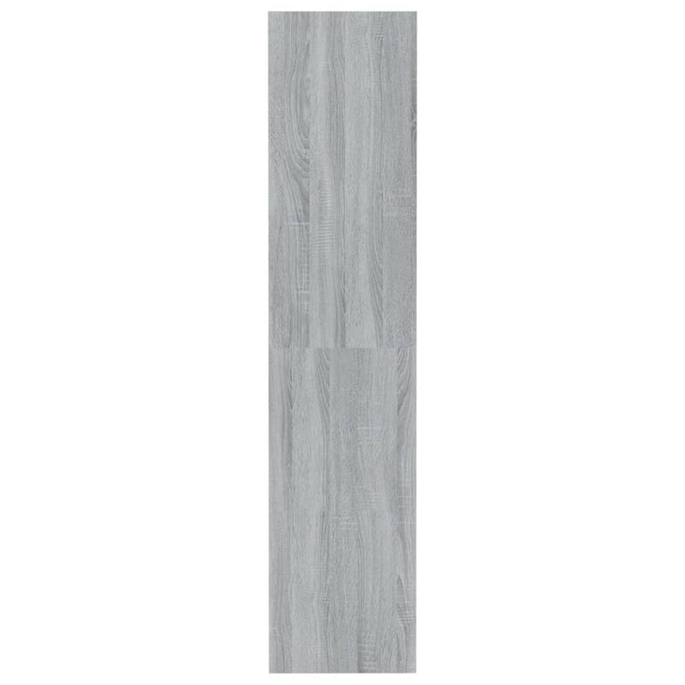 Boekenkast/kamerscherm 80x30x135 cm spaanplaat grijs sonoma MeubelReus