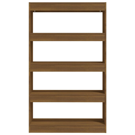 Boekenkast/kamerscherm 80x30x135 cm spaanplaat bruineikenkleur MeubelReus