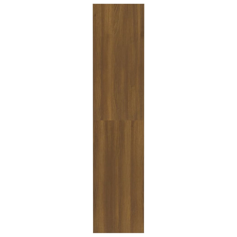 Boekenkast/kamerscherm 80x30x135 cm spaanplaat bruineikenkleur MeubelReus