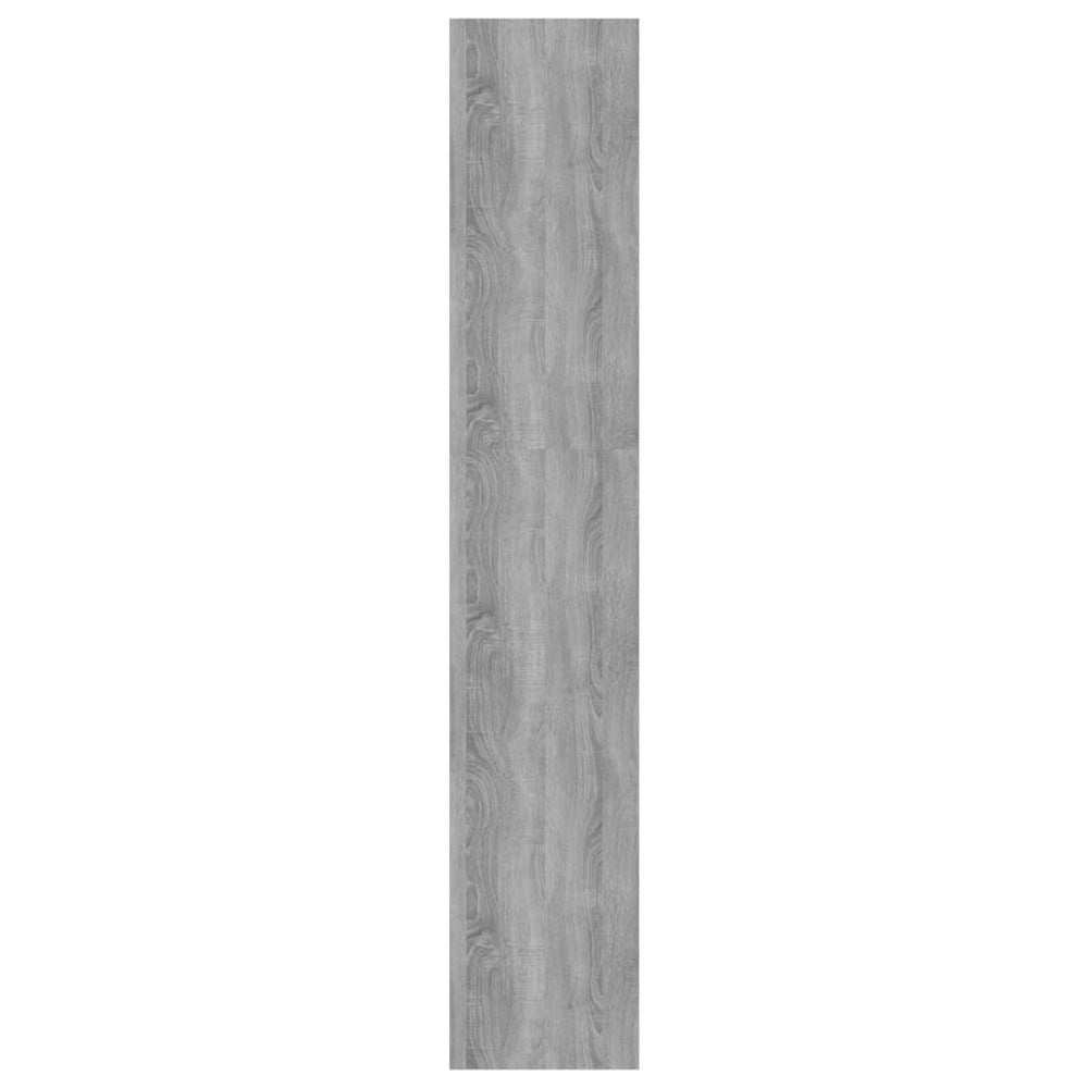 Boekenkast/kamerscherm 80x30x166 cm spaanplaat grijs sonoma MeubelReus