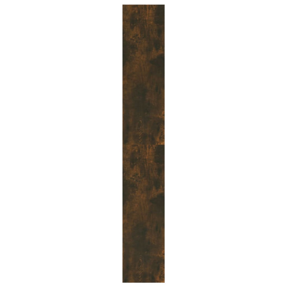 Boekenkast/kamerscherm 80x30x198 cm spaanplaat gerookt eiken MeubelReus