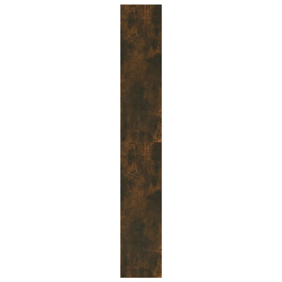 Boekenkast/kamerscherm 80x30x198 cm spaanplaat gerookt eiken MeubelReus