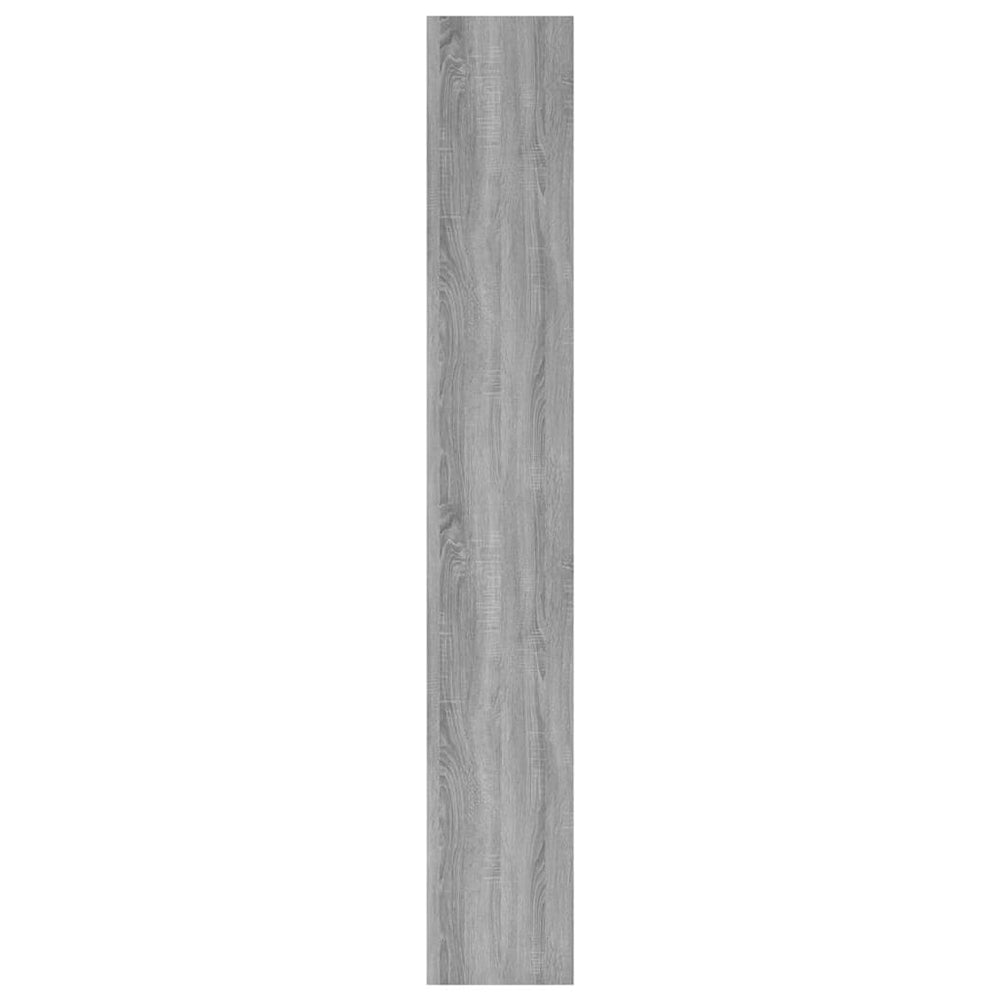 Boekenkast/kamerscherm 80x30x198 cm spaanplaat grijs sonoma MeubelReus